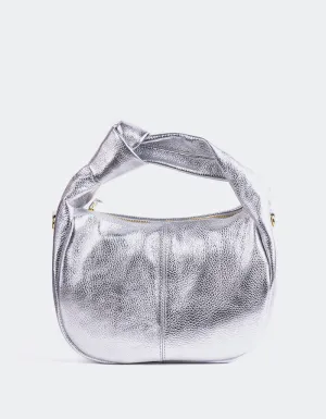Ardent Silver Metal Leather