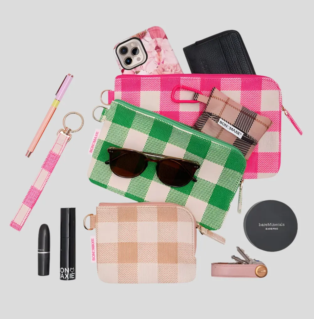 Bag Buddies Organiser Pouch Set -- Colour Gingham