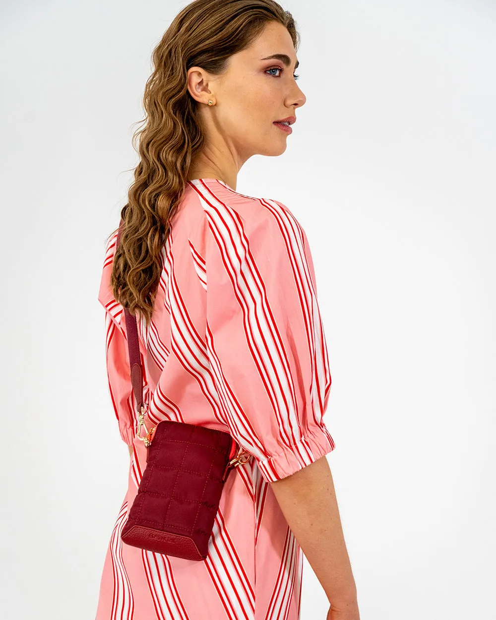 Baker Phone Bag - Burgundy