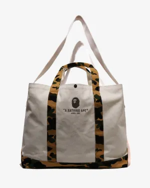 BAPE 1ST CAMO TOTE BAG - YELLOW
