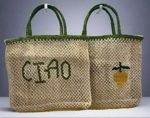 Ciao Limone Jute Bag