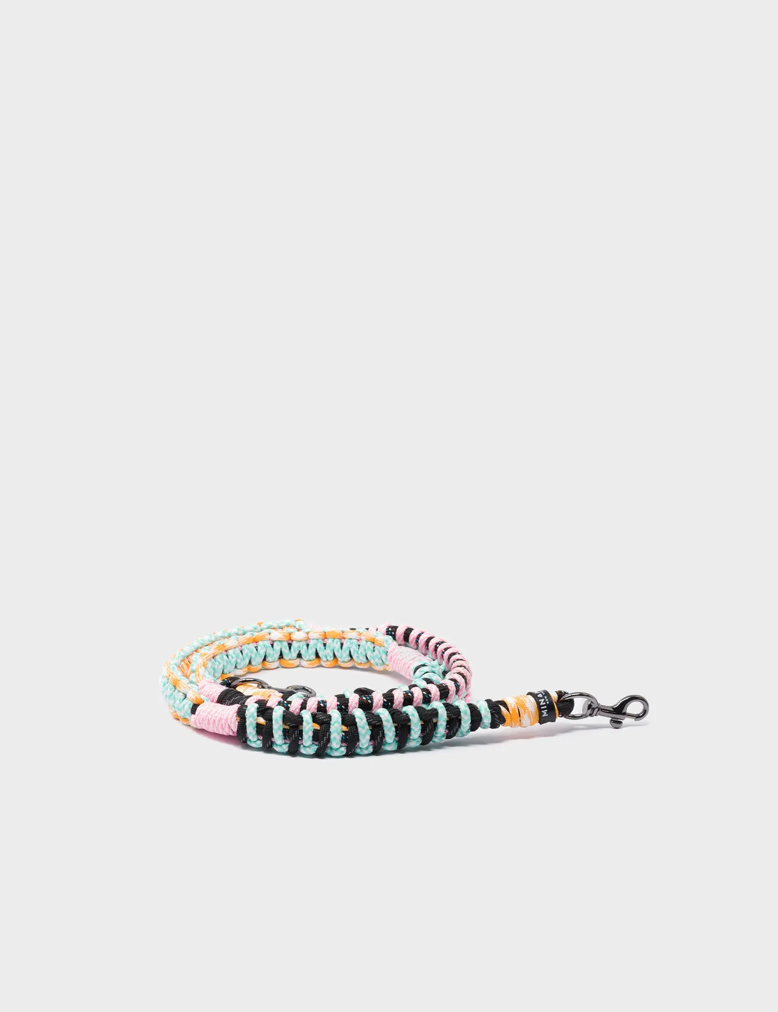 Detachable Shoulder Strap - Yellow. Rosa and Mint Handwoven Paracord