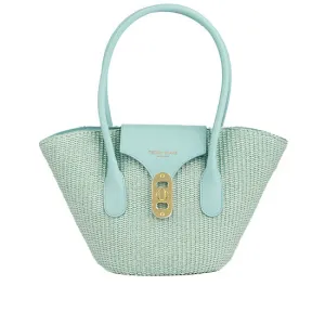 Emily Raffia 11" - Aquatic Blue