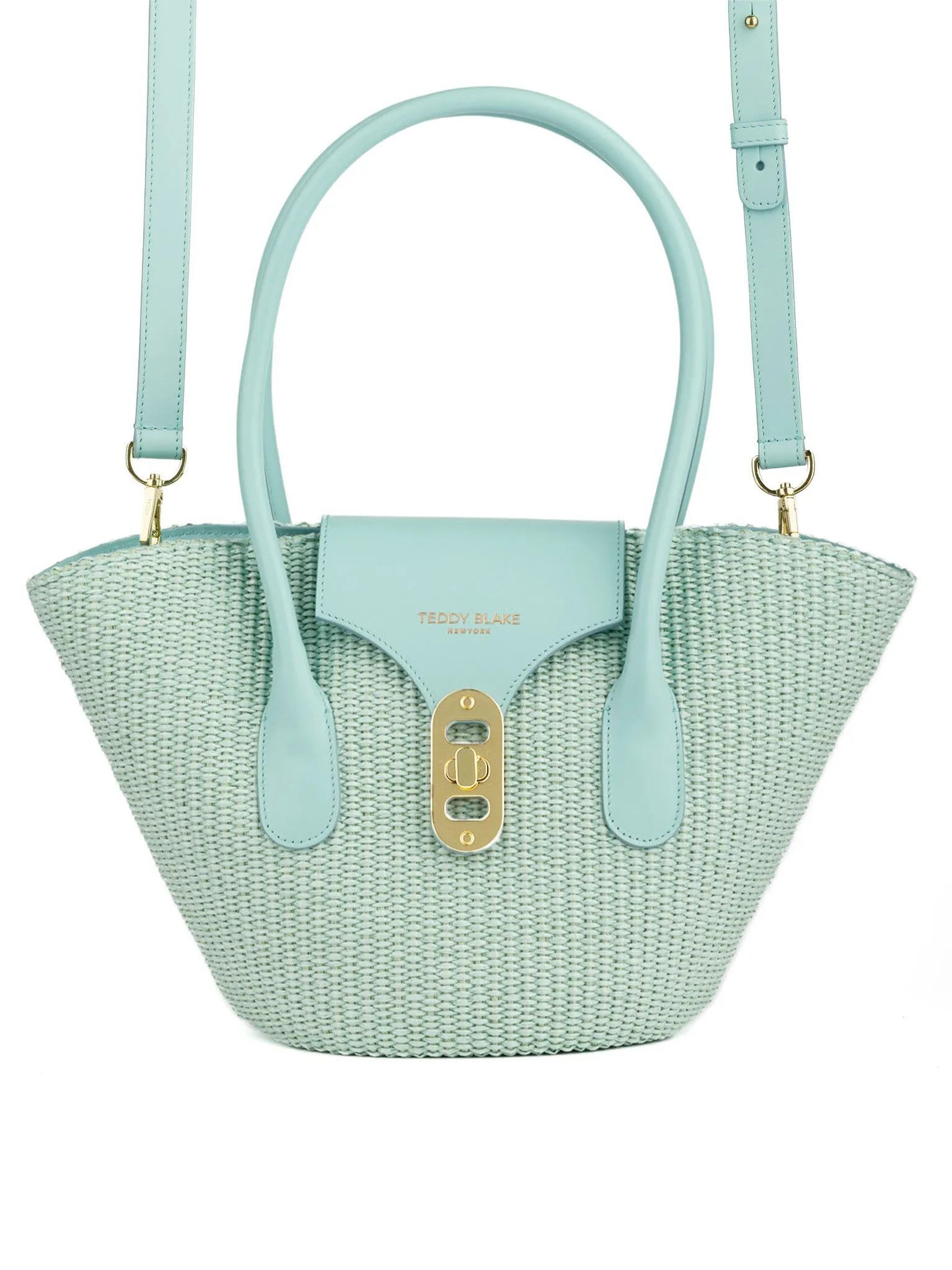 Emily Raffia 11" - Aquatic Blue
