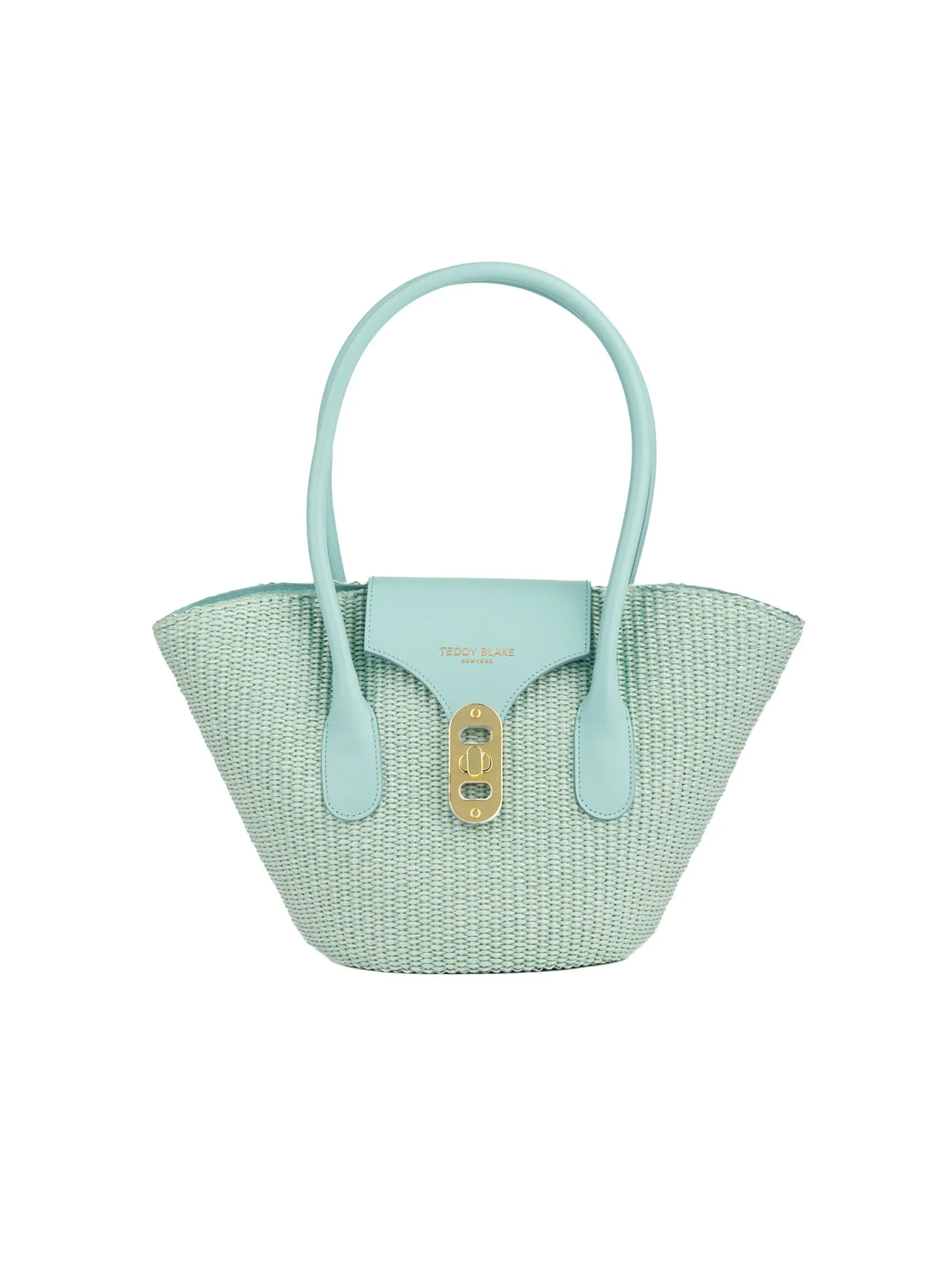 Emily Raffia 11" - Aquatic Blue