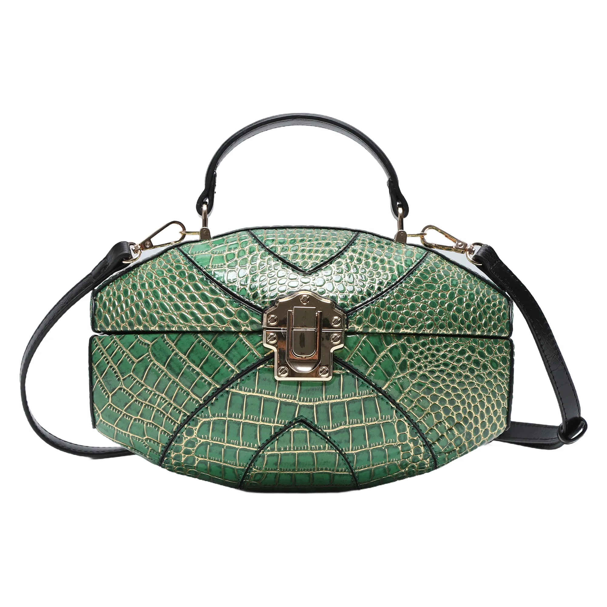 Exotic rugby handbag/crossbody bag