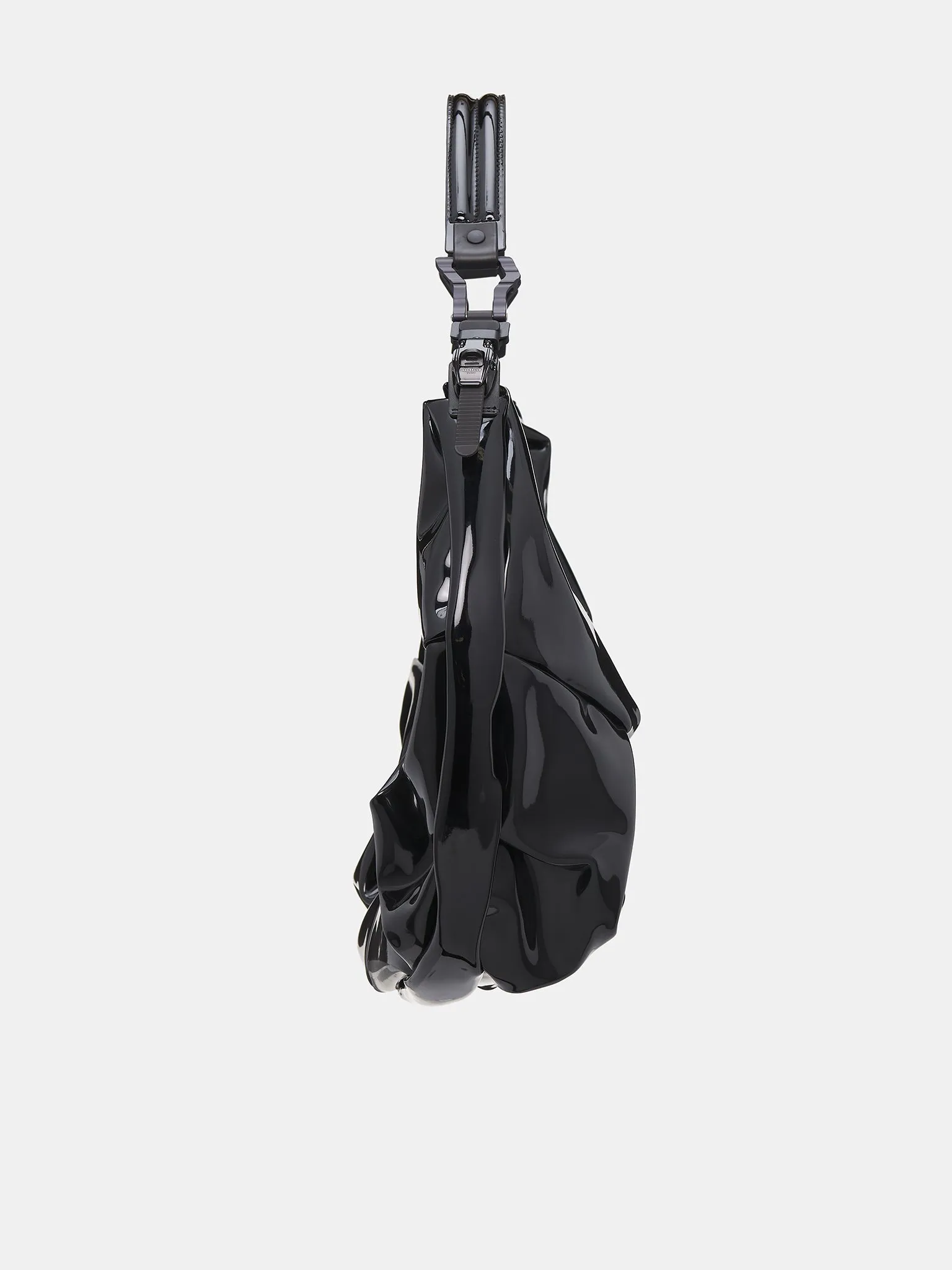 Half Moon Bag (HM03-HAL-MOON-BLACK-VINYLE)