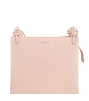 Jil Sander Knot-Detail Open-Flap Twist Shoulder Bag