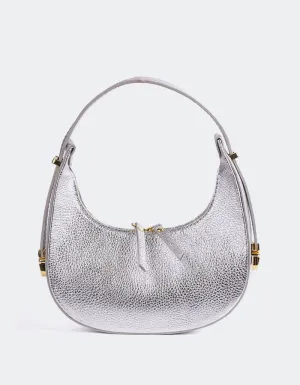 Josette Silver Metal Leather