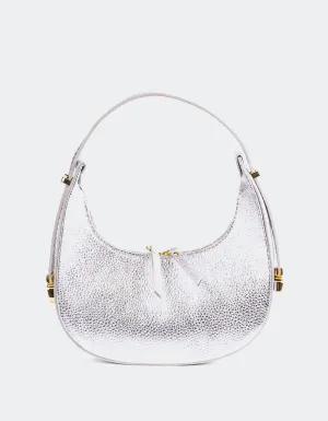 Josette Silver Metal Leather