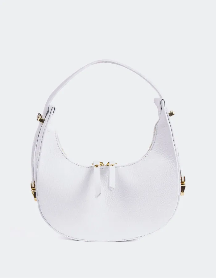 Josette White Leather