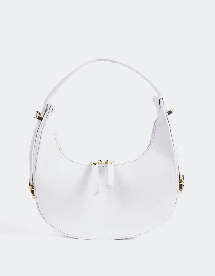 Josette White Leather