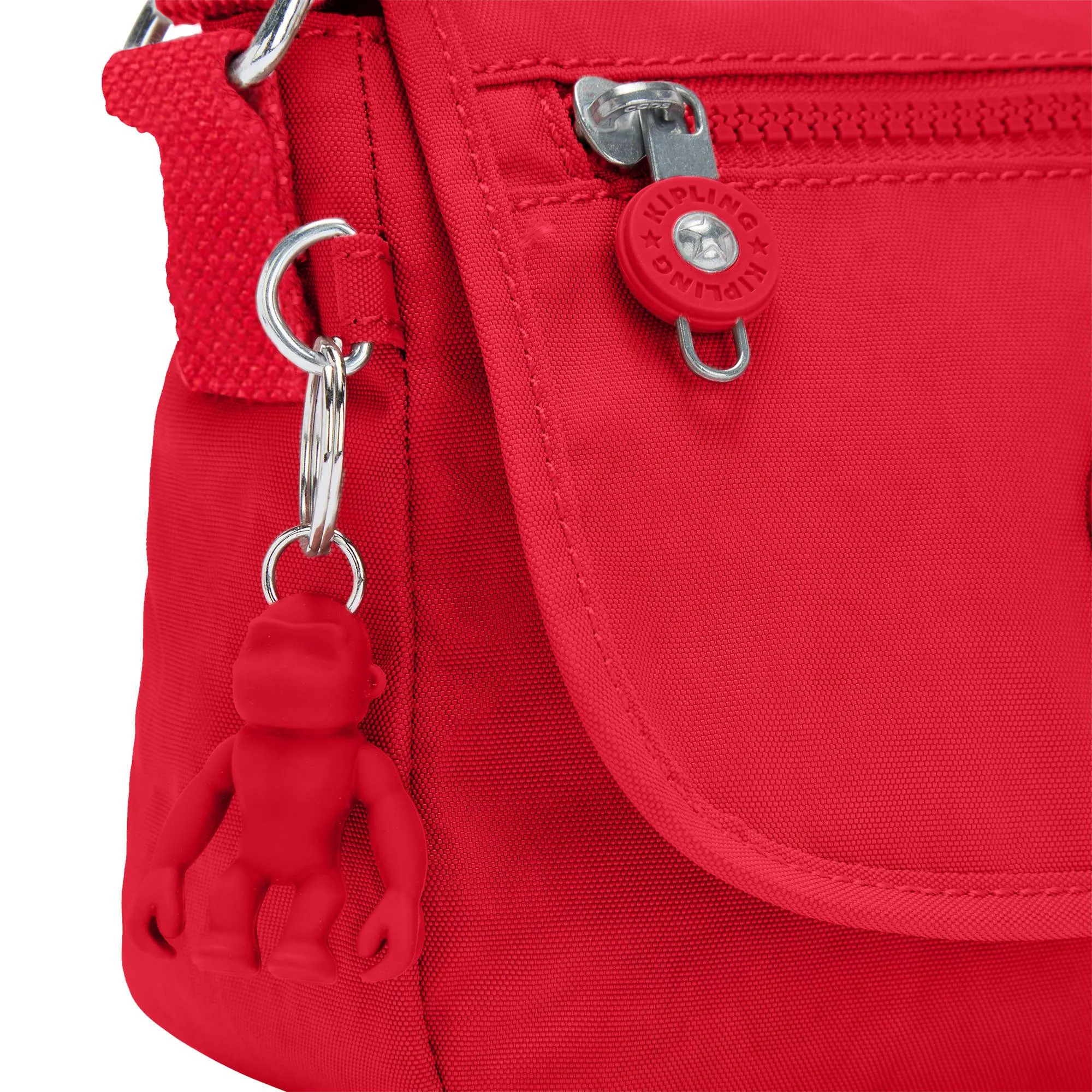 KIpling Sabian Crossbody Mini Bag - Red Rouge
