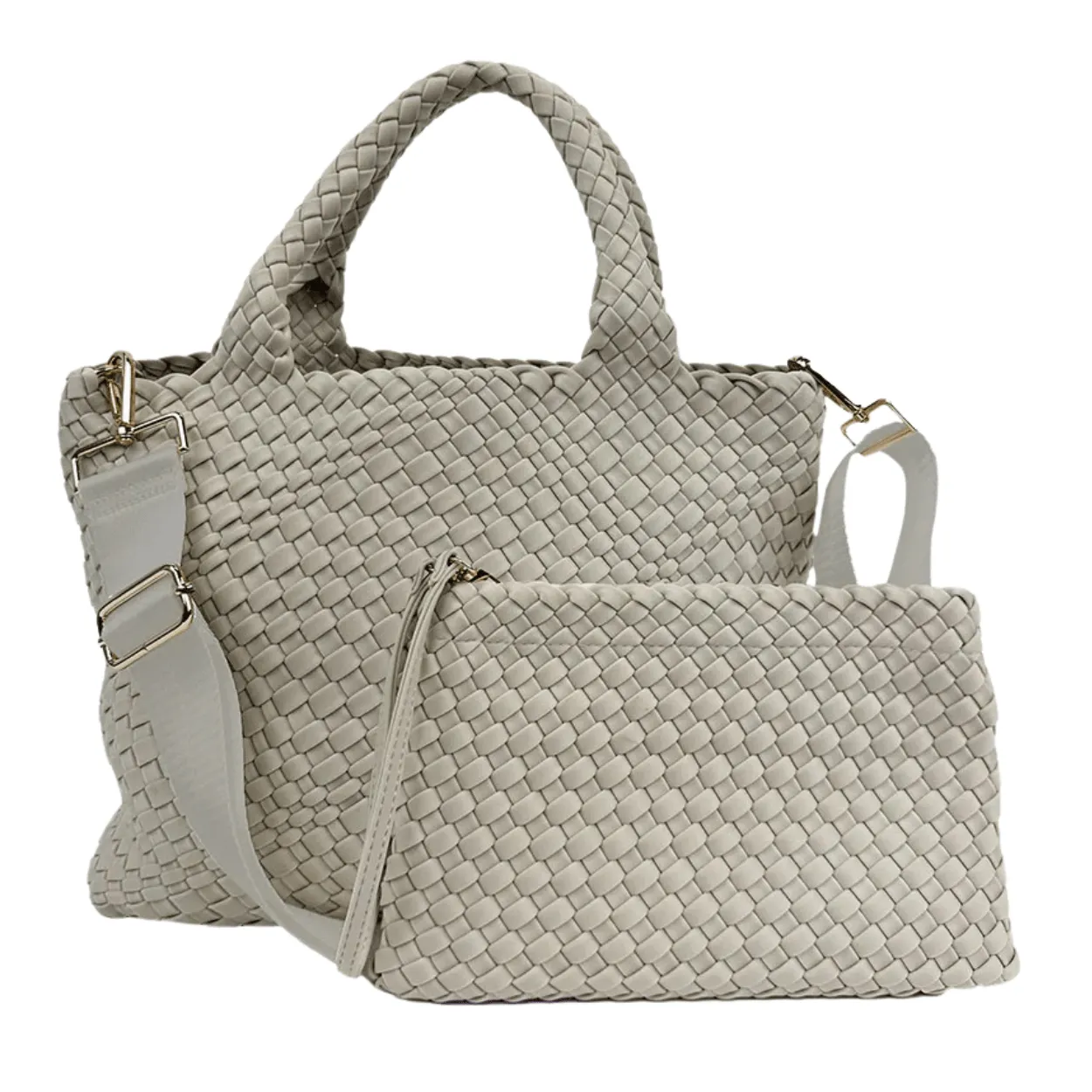 Lily Woven Neoprene Tote Bag