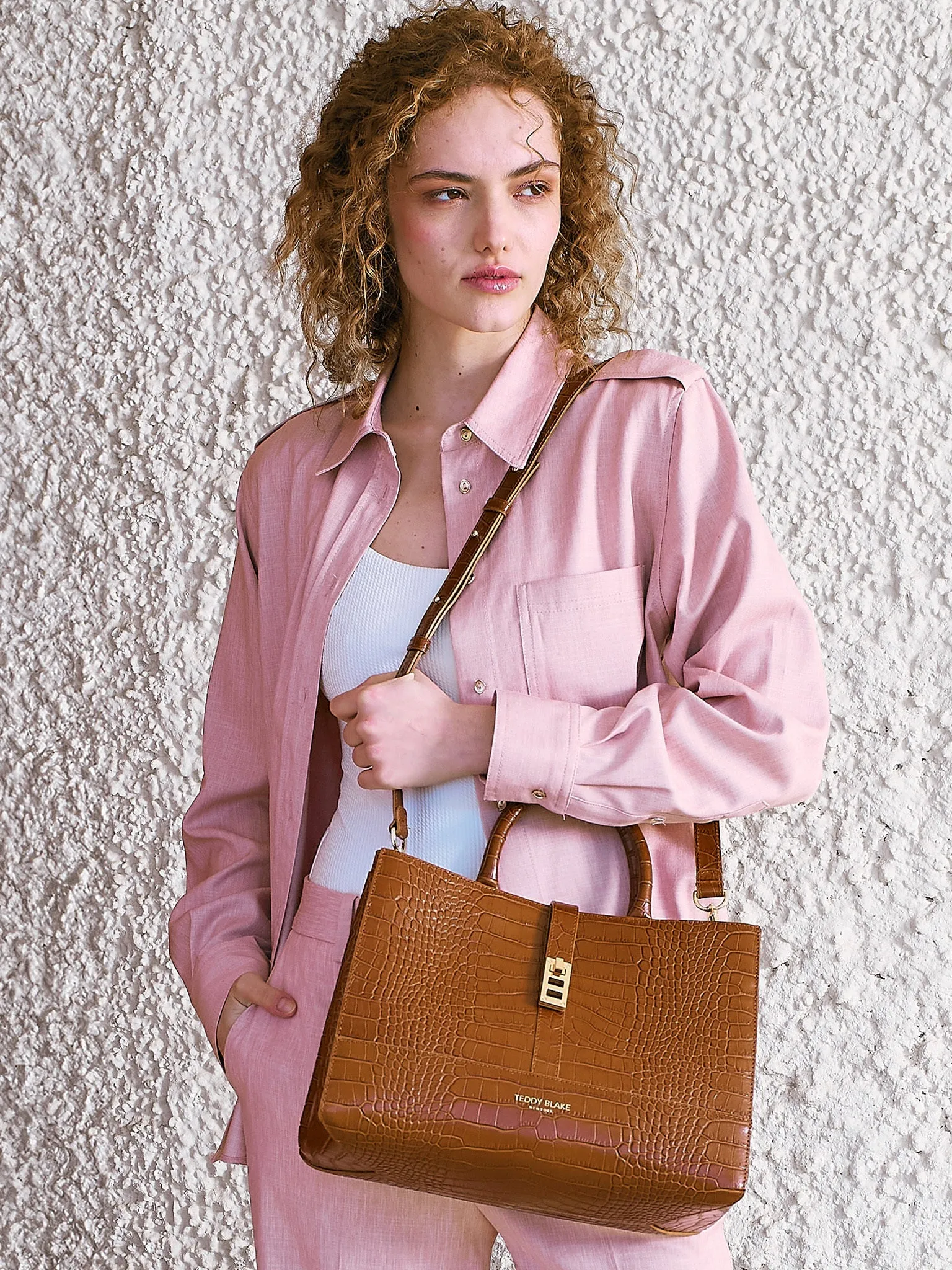 Lola Croco 12" - Camel Brown