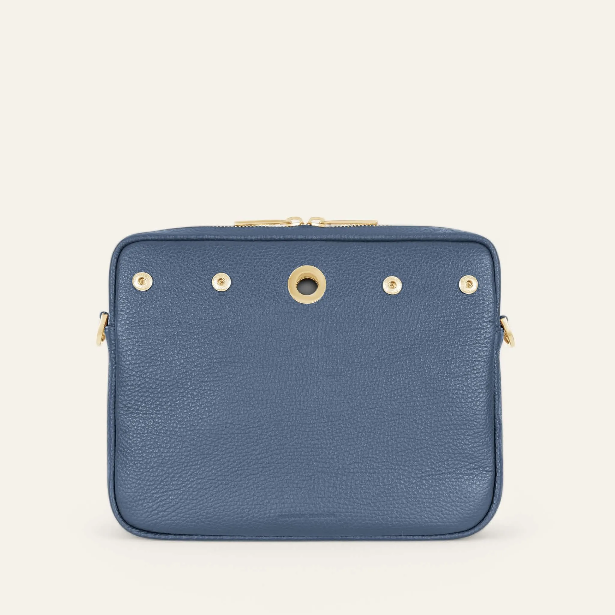 Mia Crossbody | Bluebell with Gold hardware