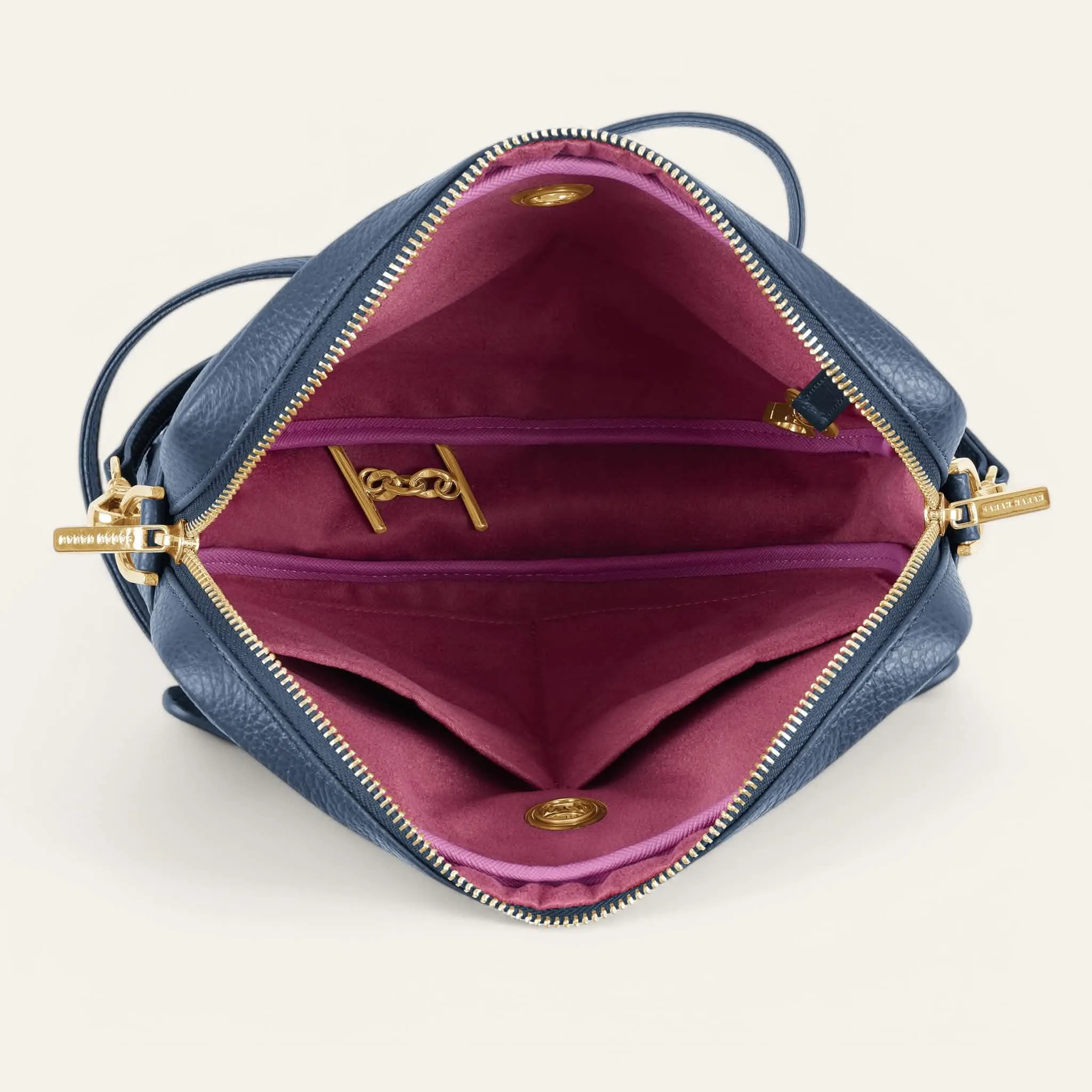 Mia Crossbody | Bluebell with Gold hardware