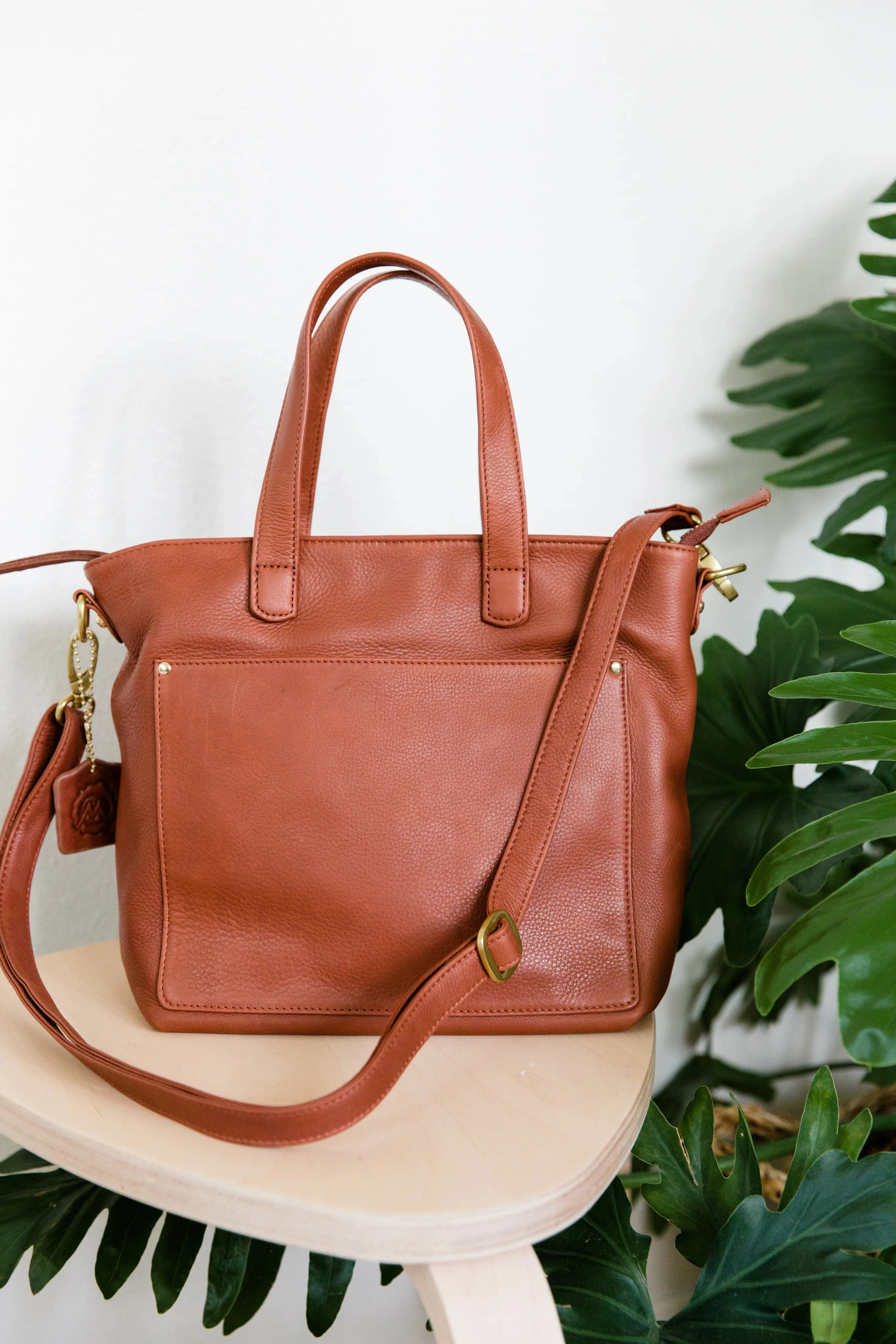 Osgoode Marley Joy Satchel Bag Leather Tote 7053