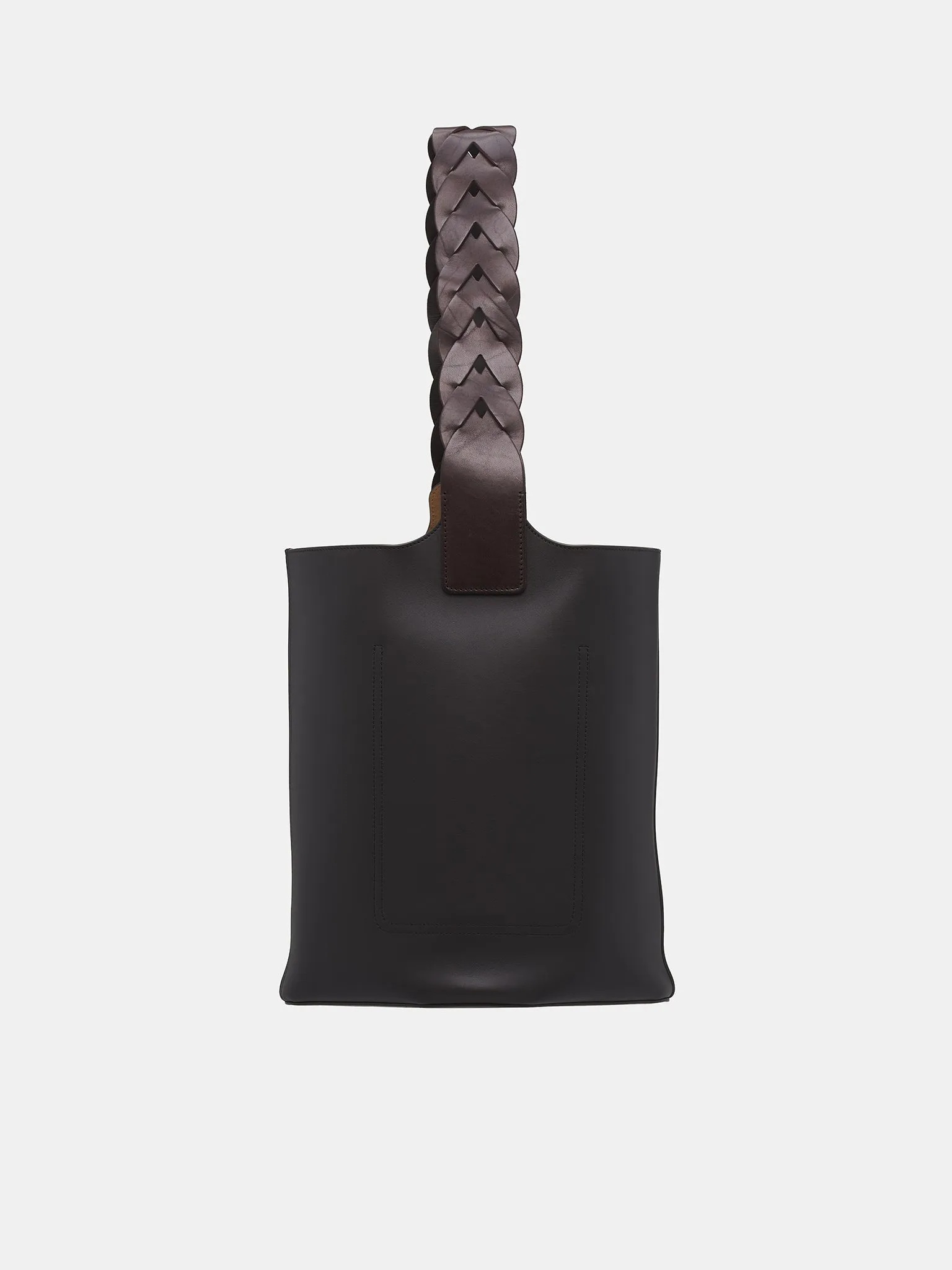 Pebble Bucket Bag (BANBBBHX03-3110-DARK-BROWN)