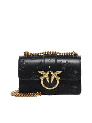 Pinko Logo Buckle Shoulder Bag