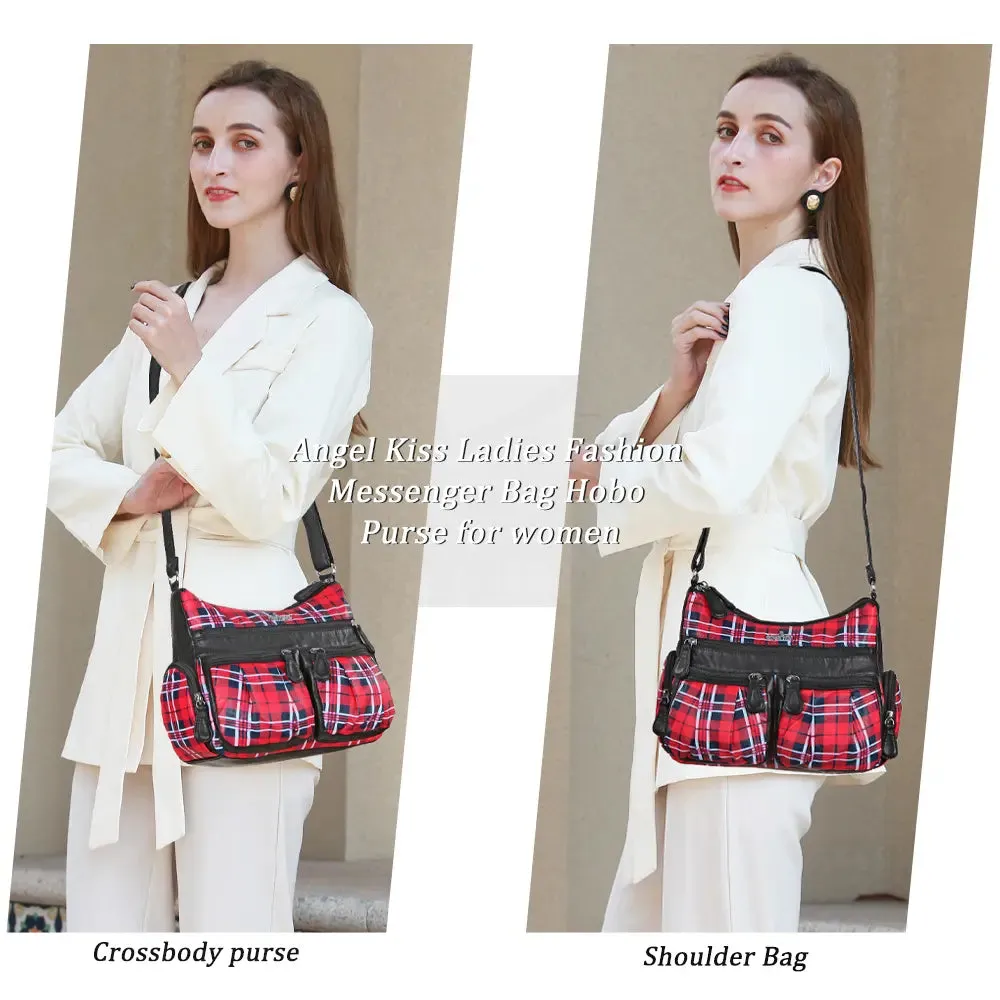 plaid art chic crossbody bag /handbag