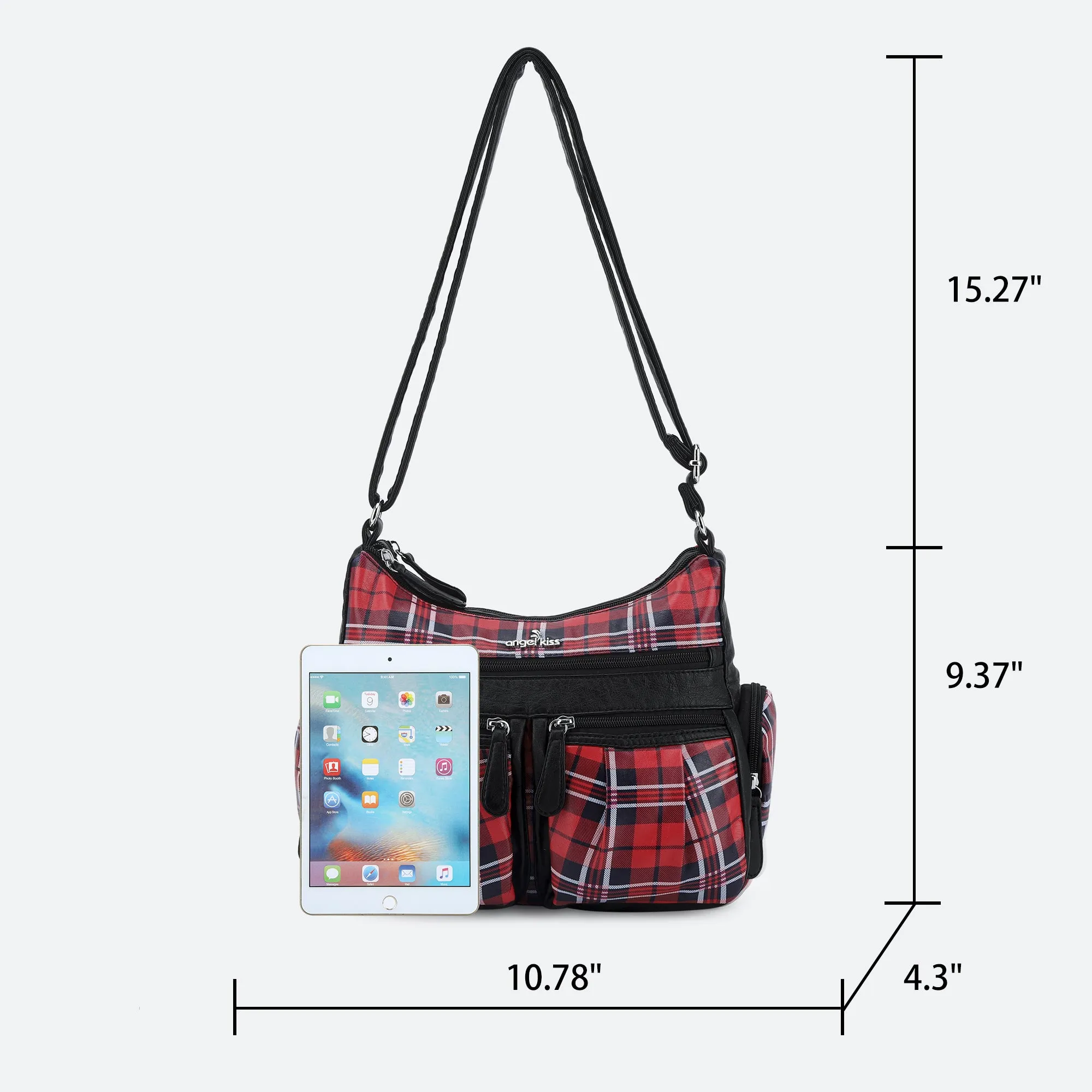 plaid art chic crossbody bag /handbag