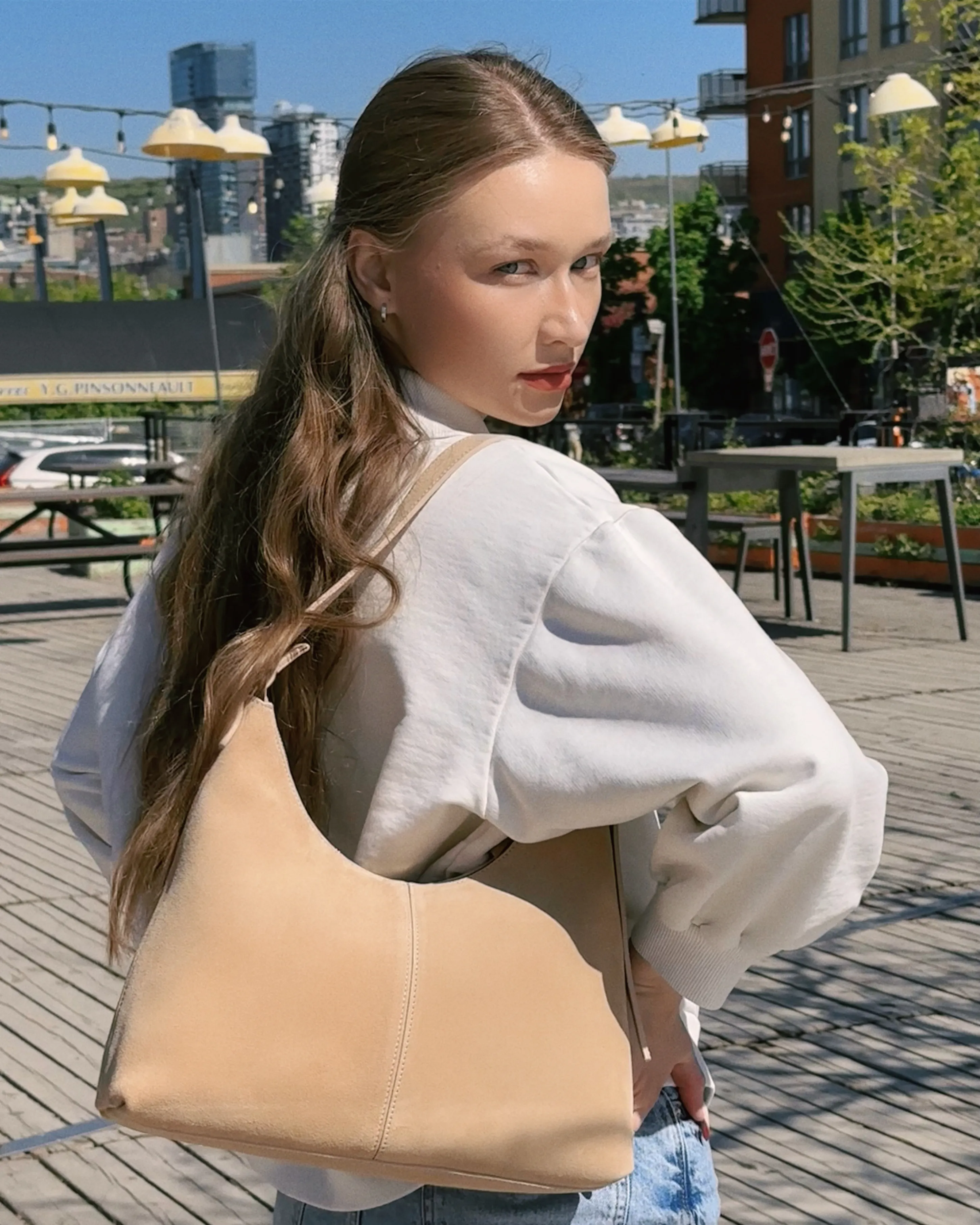Riah Nude Suede