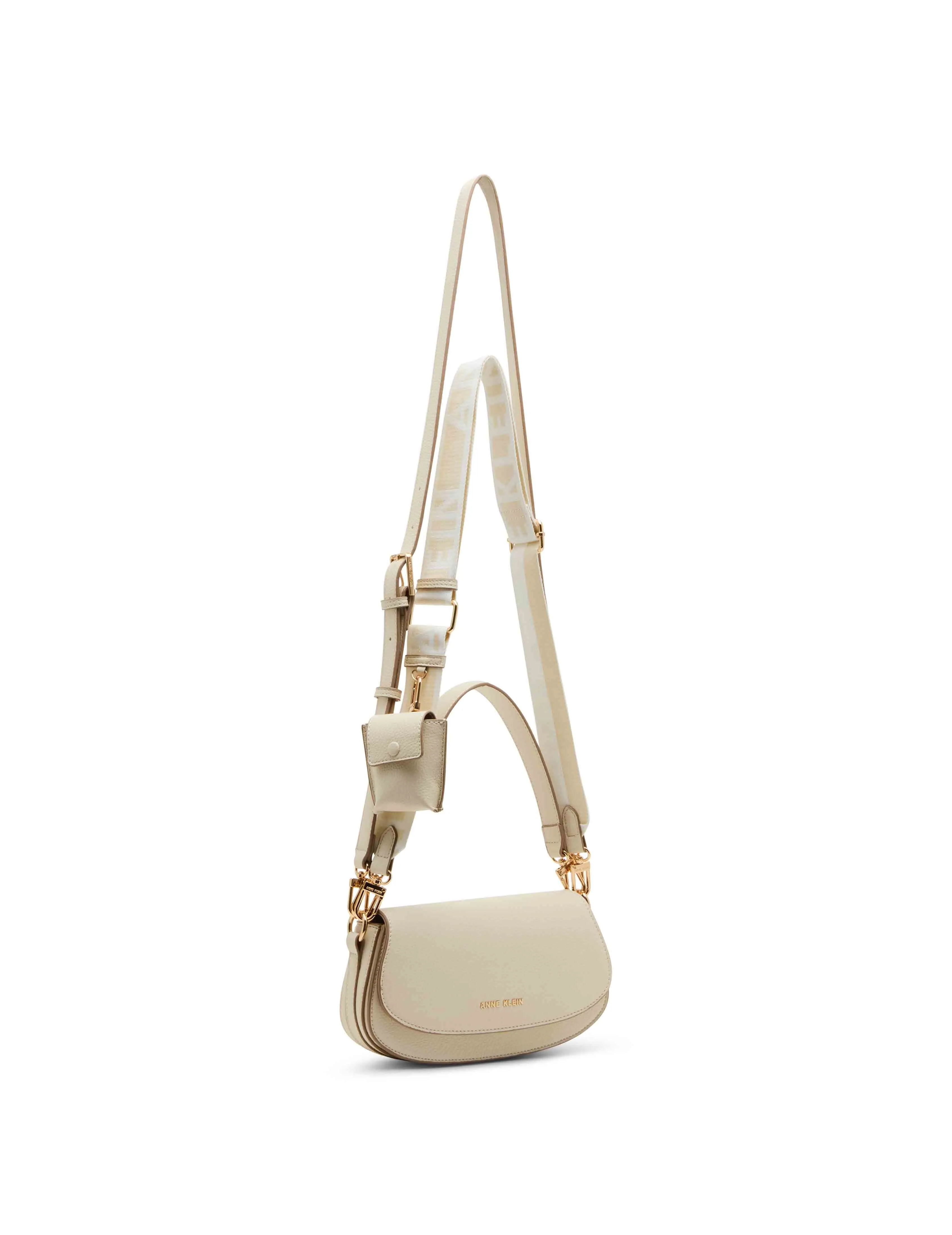 Saddle Crossbody With 2 Detachable Straps, Web & Standard