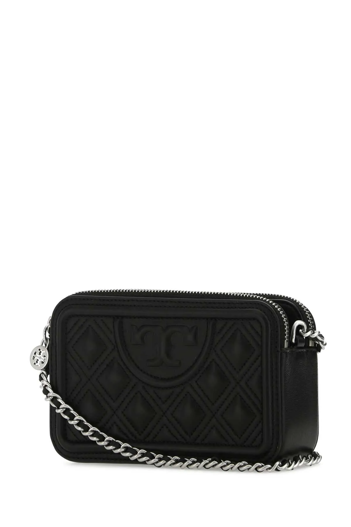 Tory Burch Fleming Logo Embossed Mini Crossbody Bag