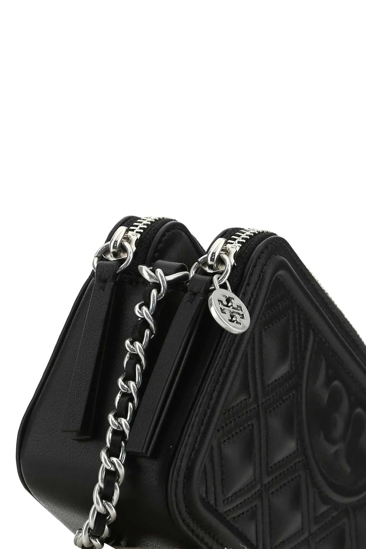 Tory Burch Fleming Logo Embossed Mini Crossbody Bag