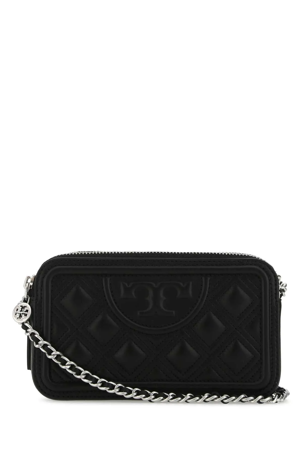 Tory Burch Fleming Logo Embossed Mini Crossbody Bag