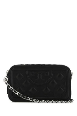 Tory Burch Fleming Logo Embossed Mini Crossbody Bag