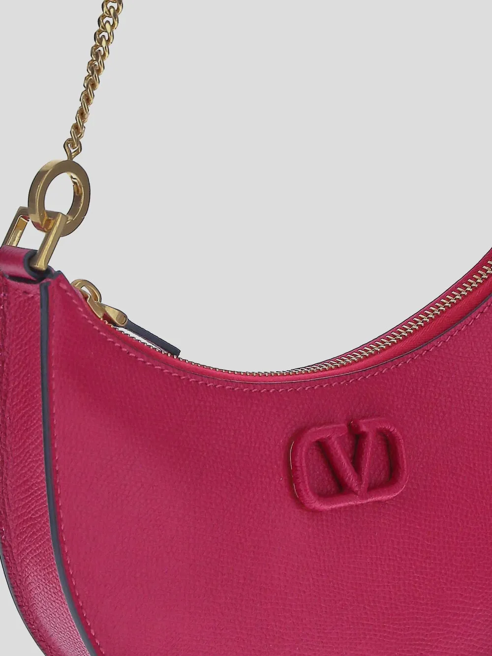 Valentino	VLogo Plaque Zip-Up Mini Tote Bag