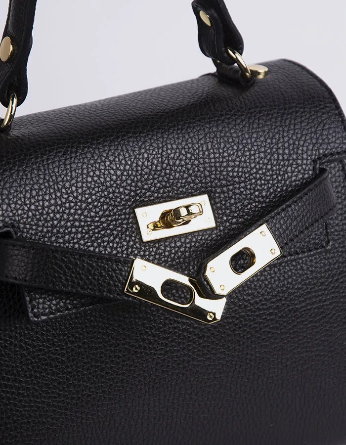 Vance Black Leather