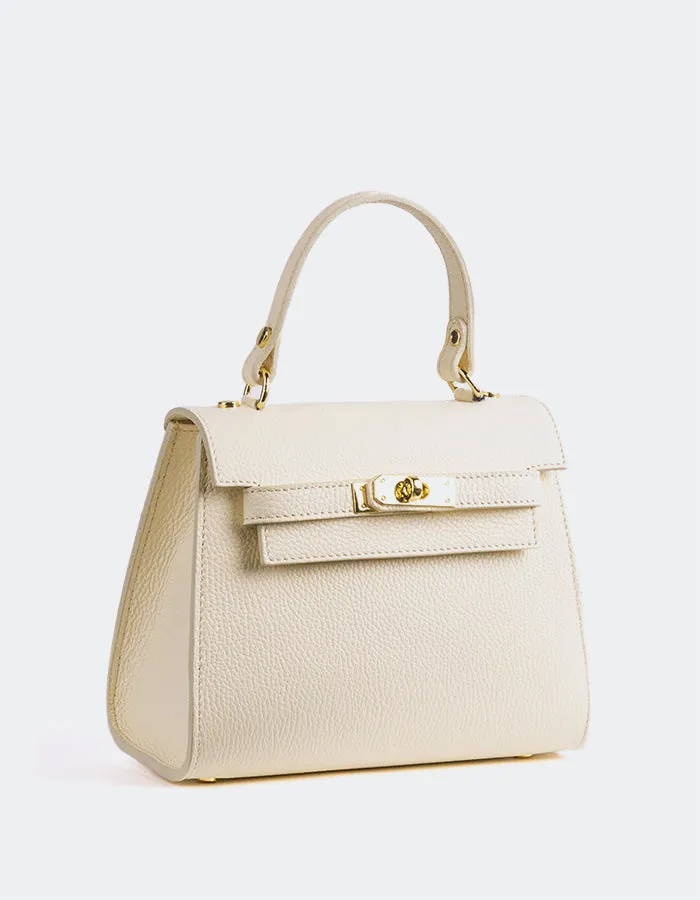 Vance Off White Leather