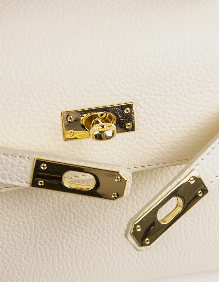 Vance Off White Leather