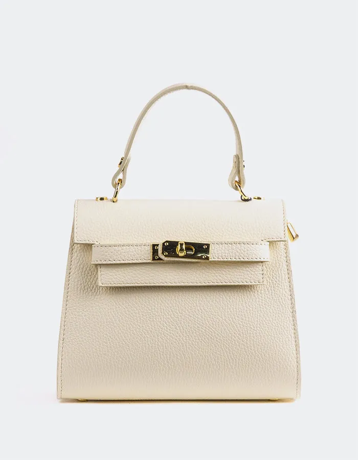 Vance Off White Leather